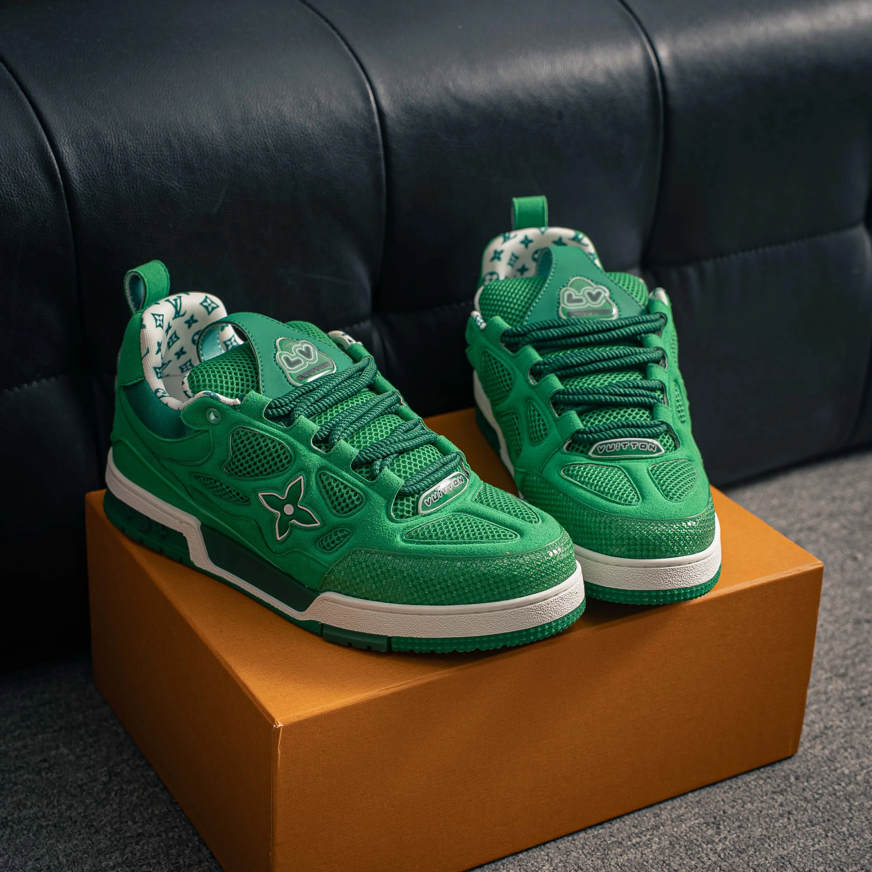 # LV- - trainer 2026 New Arrival 1：1 ！！ Shoes Cowhide Leather ， LOGO ， ➕Breathable ， 。